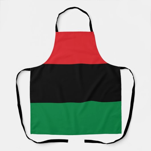 Pan African Flag, Happy Kwanzaa All-Over Schort (Voorkant)