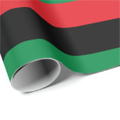 Pan African Flag, Happy Kwanzaa Cadeaupapier (Rol Hoek)