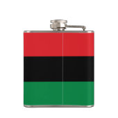 Pan African Flag, Happy Kwanzaa Heupfles (Achterkant)