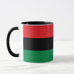 Pan African Flag, Happy Kwanzaa Mok