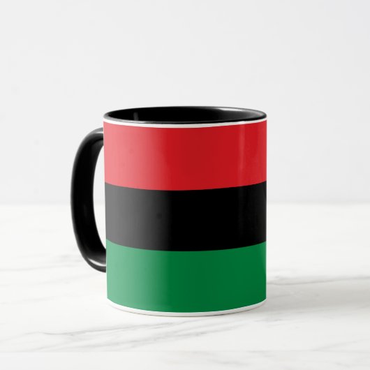 Pan African Flag mok, UNIA Symbool, Afrika Mok (Voorkant links)