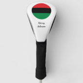 Pan African Flag Monogrammed golfing & UNIA / Golfheadcover (Voorkant)