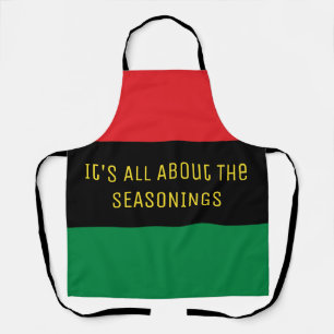 Pan African Flag, Seasonings All Apron Schort