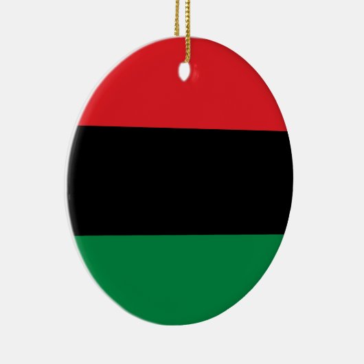 Pan African Flag & Unia Flag Symbol / Kwanzaa Keramisch Ornament (Rechts)