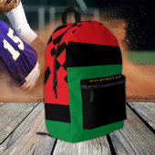 Pan African Flag & Unia Symbool, Patriots / mode Bedrukte Rugzak