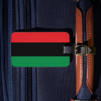 Pan African Flag & UNIA-symbool / sportfan Bagagelabel