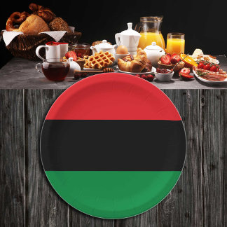 Pan African Flag & UNIA-symbool / sportfan Papieren Bordje