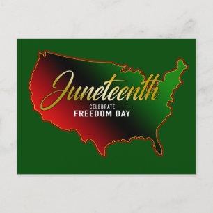 Pan African, Juneteenth Holiday Briefkaart