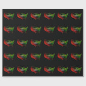 Pan African, Juneteenth Wrapping Paper Cadeaupapier (Vlak)
