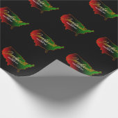 Pan African, Juneteenth Wrapping Paper Cadeaupapier (Hoek)