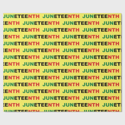 Pan African, Junetetiende Cadeaupapier (Vlak)