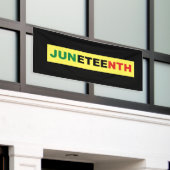 Pan African, Junetetiende Spandoek (Buitenkant Gebouw)