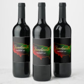 Pan African, Junetetiende Wijn Etiket (Flessen)