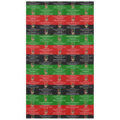  Pan African KWANZAA Tafelkleed (Voorkant)