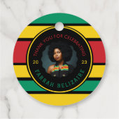 Pan-African Photo Afstuderen Bedankjes Labels (Achterkant)