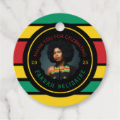 Pan-African Photo Afstuderen Bedankjes Labels (Voorkant)