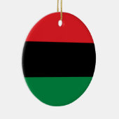 Pan African UNIA vlag Keramisch Ornament (Rechts)