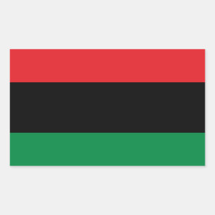Pan African UNIA vlag Rechthoekige Sticker