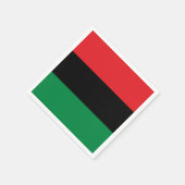Pan African UNIA vlag Servet (Hoek)