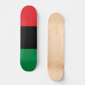 Pan African UNIA vlag Skateboard (Voorkant)