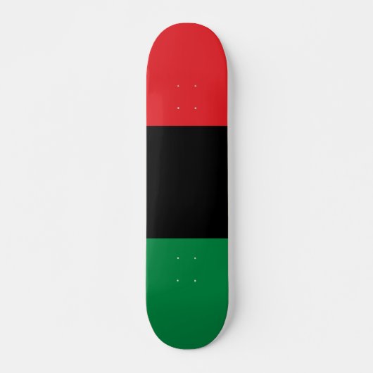 Pan African UNIA vlag Skateboard (Voorkant)