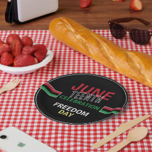 Pan-Afrikaans vlagontwerp, 10e herfst Papieren Bordje