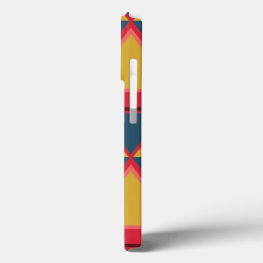 Pan-Afrikaanse kleurrijke driehoekspatroon geperso Case-Mate iPhone Case (Achterkant / Links)