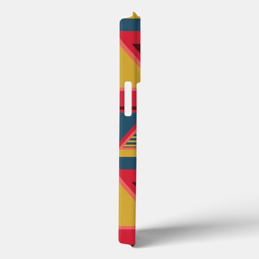 Pan-Afrikaanse kleurrijke driehoekspatroon geperso Case-Mate iPhone Case (Achterkant / Rechts)
