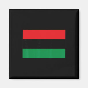 Pan-Afrikaanse Unia Vlag Kaart Continent Zwarte Ge Magneet