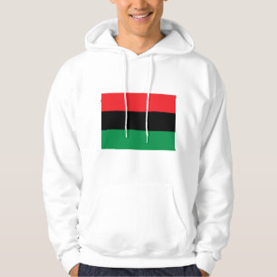 Pan-Afrikaanse vlag, Afro-Amerikaanse Zwarte gesch Hoodie