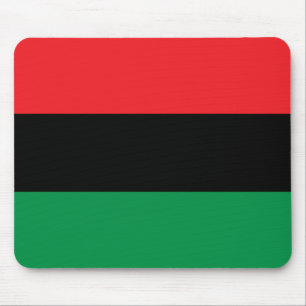 Pan-Afrikaanse vlag, Afro-Amerikaanse zwarte gesch Muismat