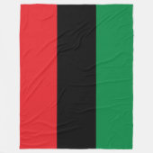 Pan-Afrikaanse vlag Fleece Deken (Voorkant)