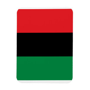 Pan-Afrikaanse Vlag Flexibele Fotomagneet Magneet