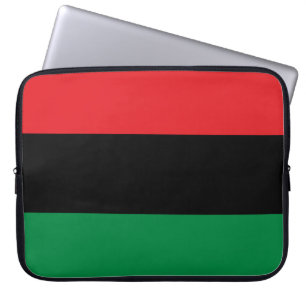 Pan-Afrikaanse vlag Laptop Sleeve