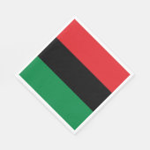 Pan-Afrikaanse vlag Servet (Hoek)