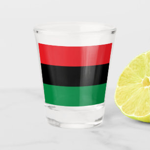 Pan-Afrikaanse vlag Shot Glas