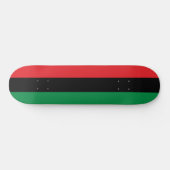 Pan-Afrikaanse vlag Skateboard (Horizontaal)