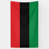 Pan-Afrikaanse vlag Spandoek (Verticaal)