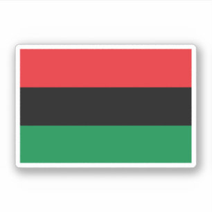 Pan Afrikaanse vlag Sticker