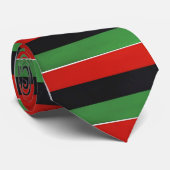 Pan Afrikaanse vlag Stropdas (Opgerold)