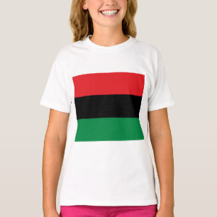 Pan-Afrikaanse vlag T-shirt