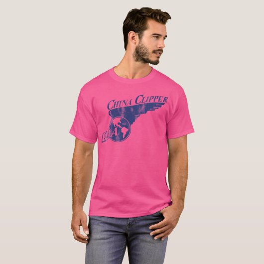Pan Am Paa China Clipper (noodlijdend) T-shirt (Voorkant volledig)