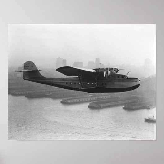 Pan American China Clipper en San Francisco Poster (Voorkant)
