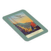 Pan-American Clipper Flying Over China Magneet (Rechterzijde)