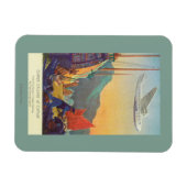 Pan-American Clipper Flying Over China Magneet (Horizontaal)