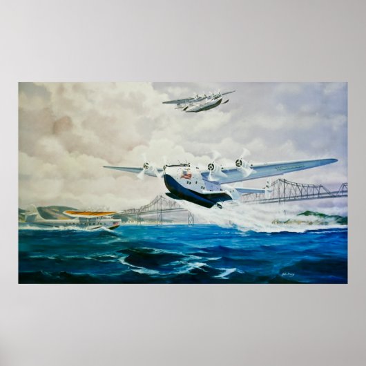 Pan American Clippers Unite the Pacific Rim Poster (Voorkant)