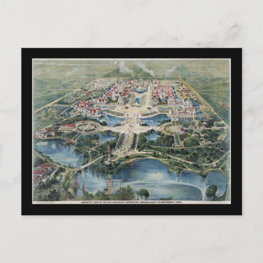Pan American Exposition Buffalo1901 Briefkaart (Voorkant)