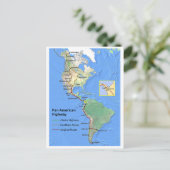 Pan American Highway Briefkaart (Staand voorkant)