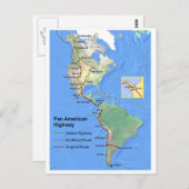 Pan American Highway Briefkaart (Voorkant / Achterkant)