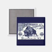 Pan-Amerikaanse Expo 1901 Magneet (Voorkant / Achterkant)